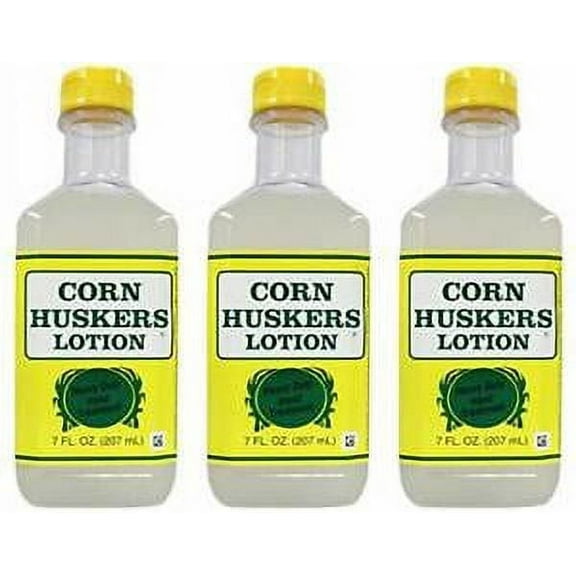 Corn Huskers Lotion, Heavy Duty Hand Treatment, Oil Free, 7 Oz. (Pack of 3)
