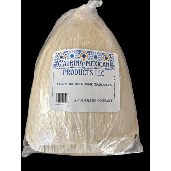 Catrina Mexican Products Corn Husk for Tamales Non GMO Project 1 Count 1 lb