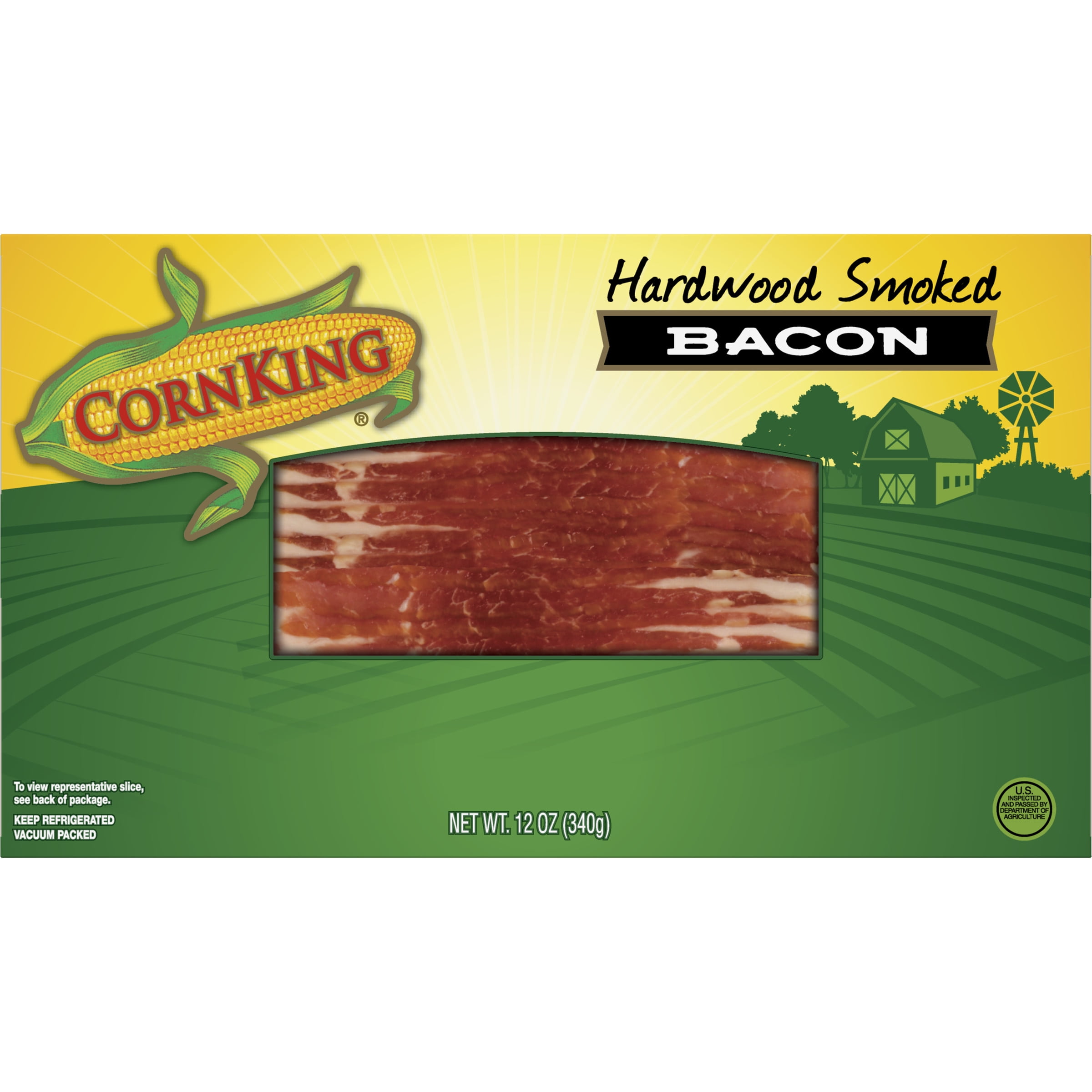 Corn King® Hardwood Smoked Sliced Bacon, 12 oz.