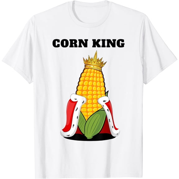 Corn King | Mens Corn Lover Shirt | Sweetcorn Shirt | Corn T-Shirt