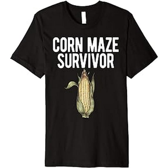 Corn Maze Survivor Autumn Premium T-Shirt