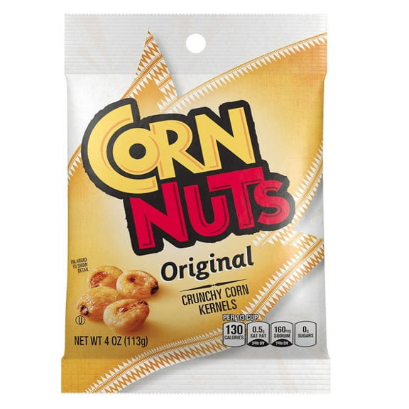 Corn Nuts Original Crunchy Corn Kernels 4 OZ Bags (Pack of 24)