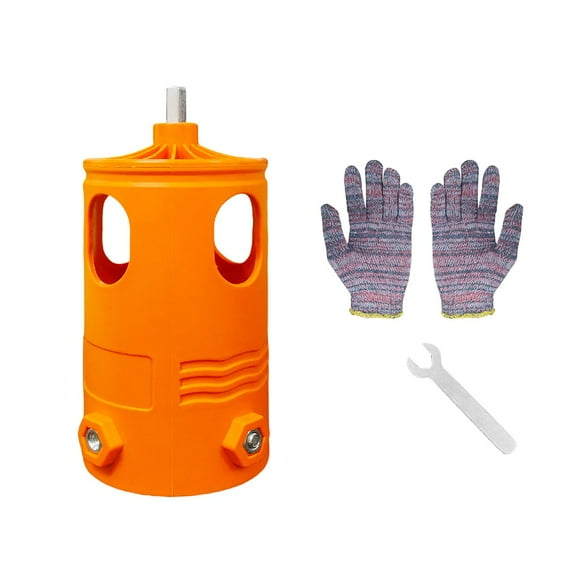 Corn Peel Thresher Corn Stripper Highly Efficiency Saving Corn COB Remover Manual Durable Use with Electric Drill Universal with Gloves Labor