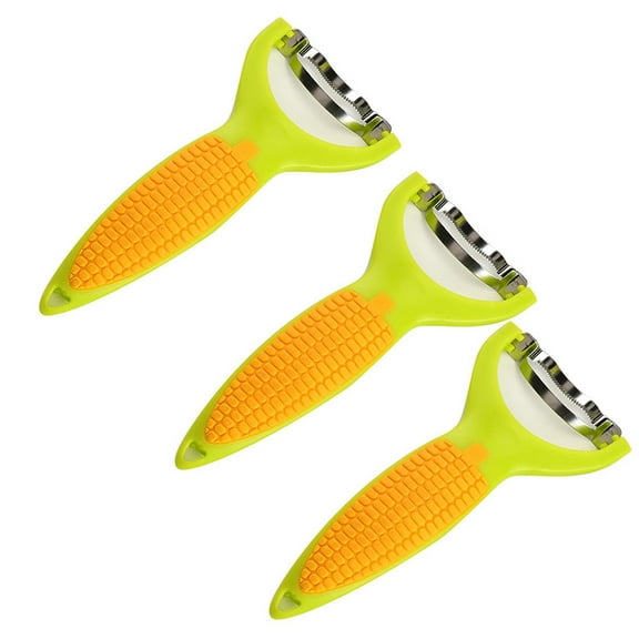 Corn Peeler Corn Planer Thresher Stainless Steel Corn Peeler for Corn On the Cob Corn Kernel Remover Tool Magic Corn Cutter Corn Scraper with Ergonomic Non-Slip Handle for Kitchen