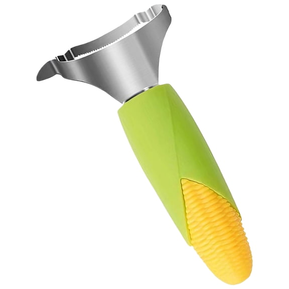 Corn Peeler For Corn On The Cob, Stainless Steel Corn Stripper Tool with Comfortable Grip, 6.8 in Kitchen Gadget for Fresh Corn Kernels