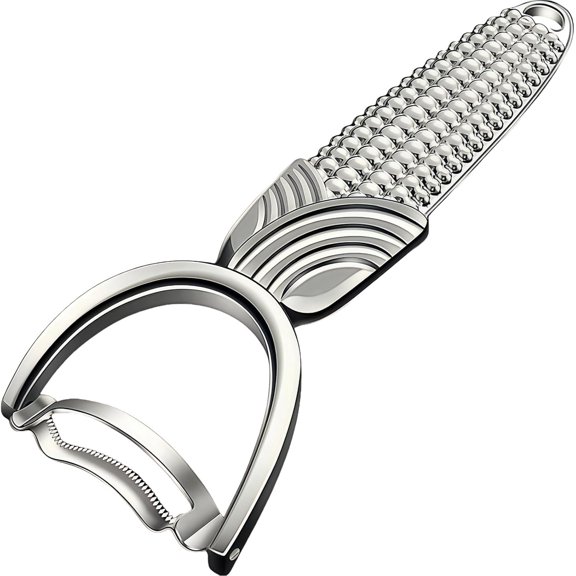 Corn Peeler and Cob Stripper Tool - Stainless Steel Kernel Remover & Cutter for Corn on the Cob