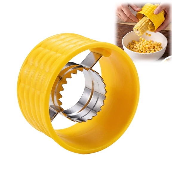 Corn Peeler for Corn on the Cob, Reinforced Non-Slip Handle, Quick Rinse Clean, Kitchen Outdoor BBQ Corn Stripper Tool(1PC)