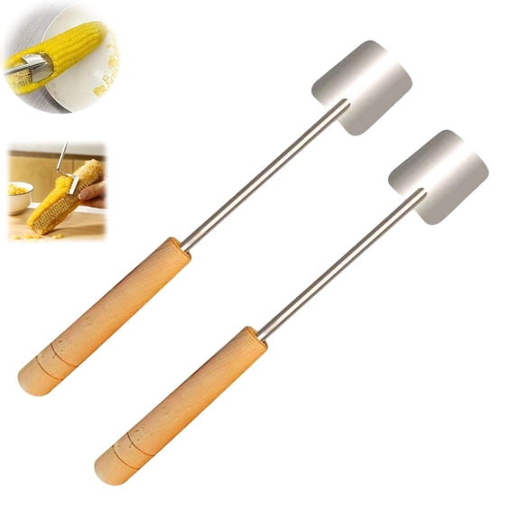 Corn Peeler for Corn on the Cob, Stainless Steel Corn Cob Stripper, Corn on Cob Remover Corn Cob Stripper