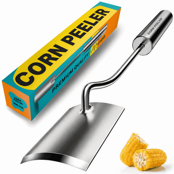 Corn Peeler for Corn on the Cob, Upgraded Corn Stripper for Corn on the Cob, Corn Cob Stripper, Stainless Steel Corn Stripper Tool (1PCS)