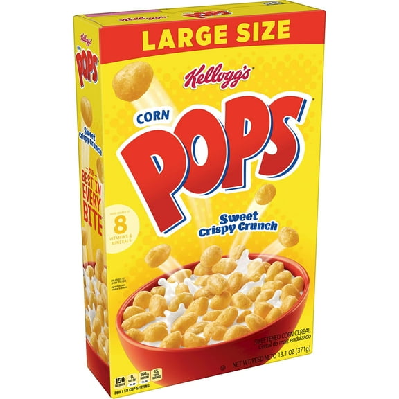 Corn Pops Breakfast Cereal (Pack of 32)