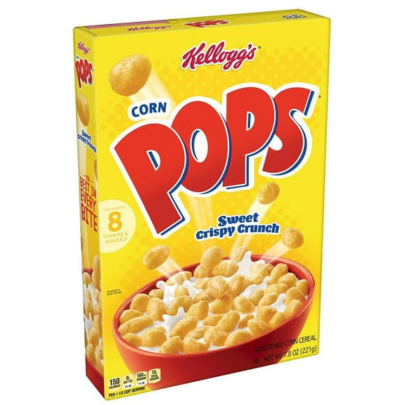 Corn Pops Cold Breakfast Cereal 7.8oz Pack of 2