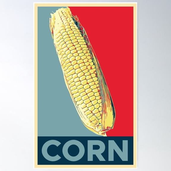 Corn Poster Wall Art, Modern Wall Decor For Living Room Bedroom, 8x12 UNFRAMED