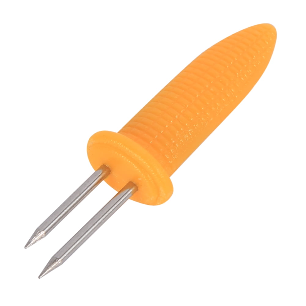 Corn Prongs Double Pins Design Cute Corn Shape Corn Holders With PS