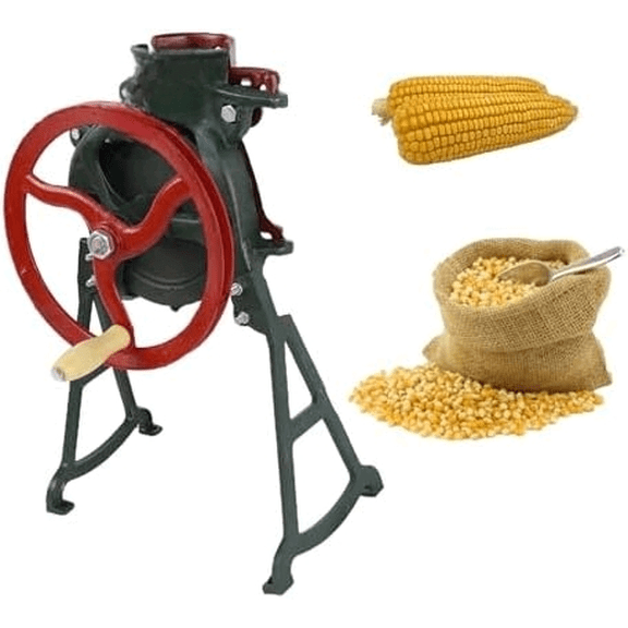 Corn Sheller Heavy Duty Shelling Machine Corn Sheller Machine Walnut Farm Corn Thresher Corn Thresher Tool Can be Connected to an Electric Crawler Cast Iron Manual Thresher for Dry Corn