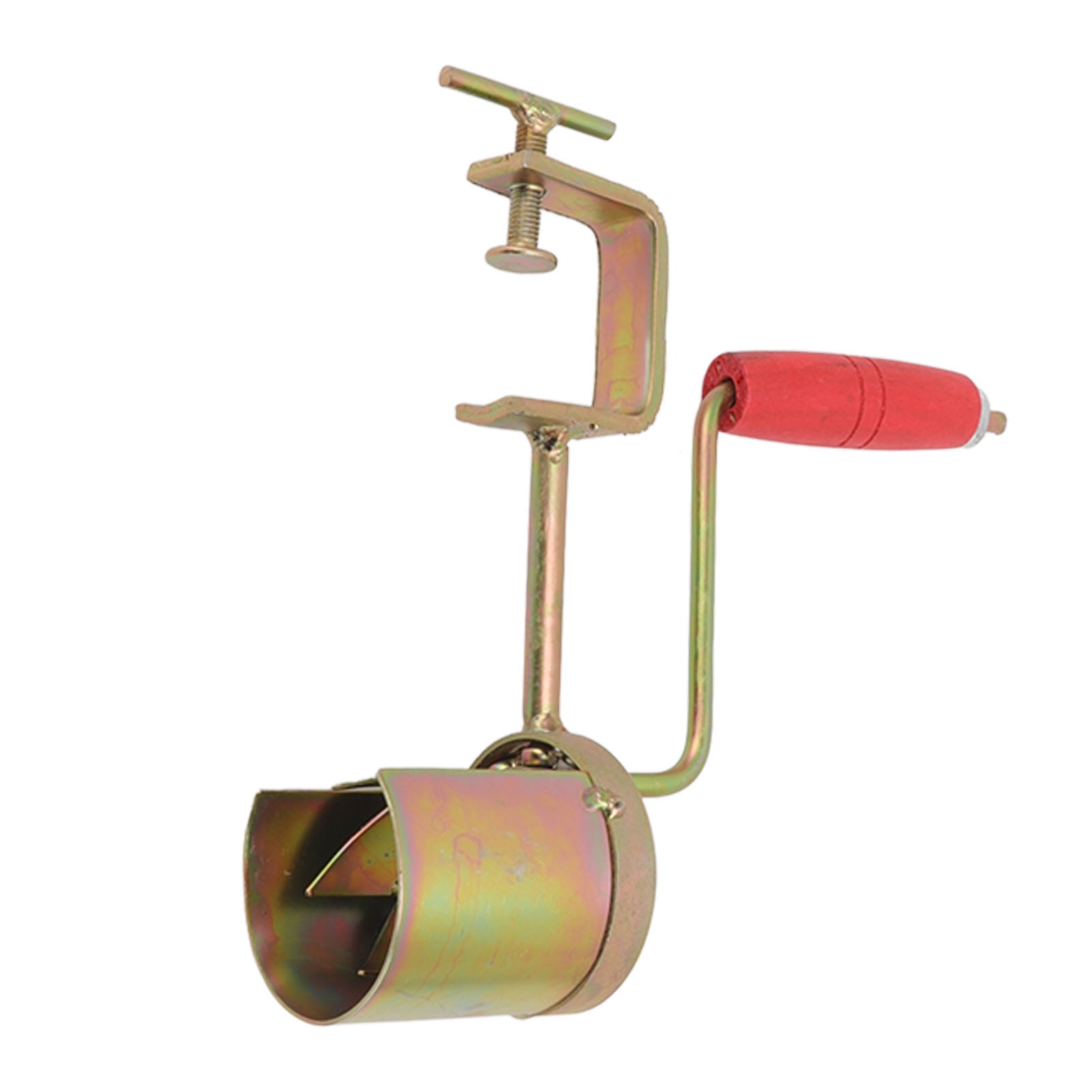 Corn Sheller, Walnut and Iron Hand Crank Corn Thresher Efficient