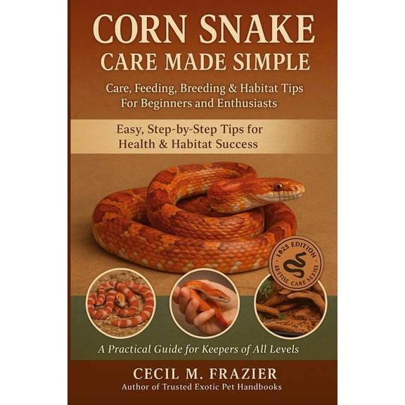 Corn Snake Care Made Simple: Care, Feeding, Breeding & Habitat Tips for Beginners and Enthusiasts, (Paperback)