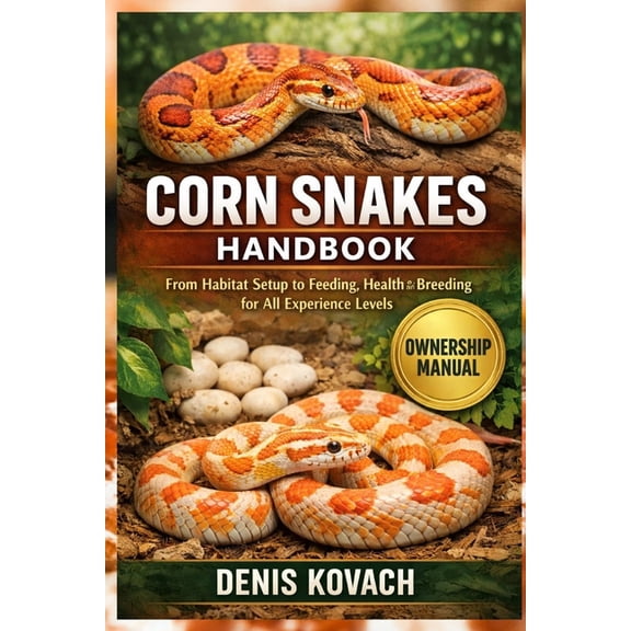 Corn Snakes Handbook: From Habitat Setup to Feeding, Health and Breeding for All Experience Levels, (Paperback)