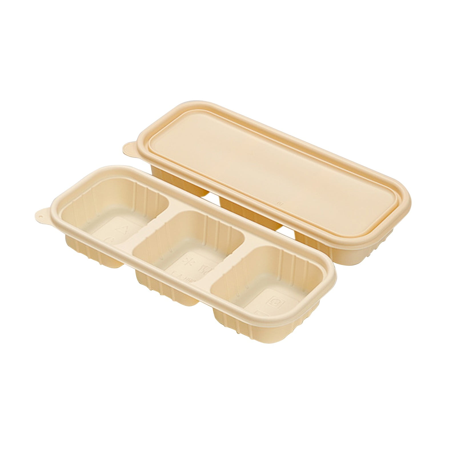 Corn Starch Bio Based Rectangular Food Box, Takeaway Rice Packaging Box ...