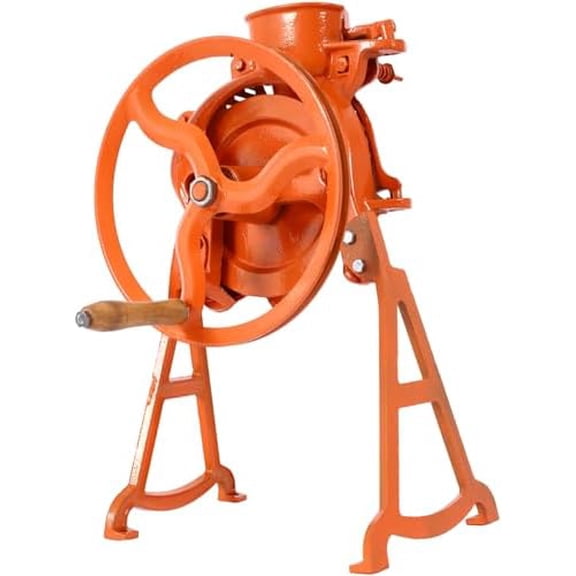 Corn Thresher Machine Heavy Duty Shelling Machine Manual Farm Corn Thresher Corn Remover Tools Hand Sheller with Wooden Handle Cast Iron Manual Thresher Orang$$Home Decor, Kitchen, & Other