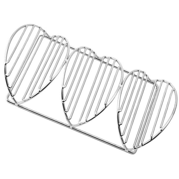 Corn Tortillas Pancakes Hot Dog Tray Plate Holders for Dinner Plates Crepe Stand Home Taco Stainless Steel Chicken