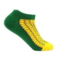 thumbnail image 1 of Corn of the Cob Ankle Socks from the Sock Panda Size: Large, 1 of 1