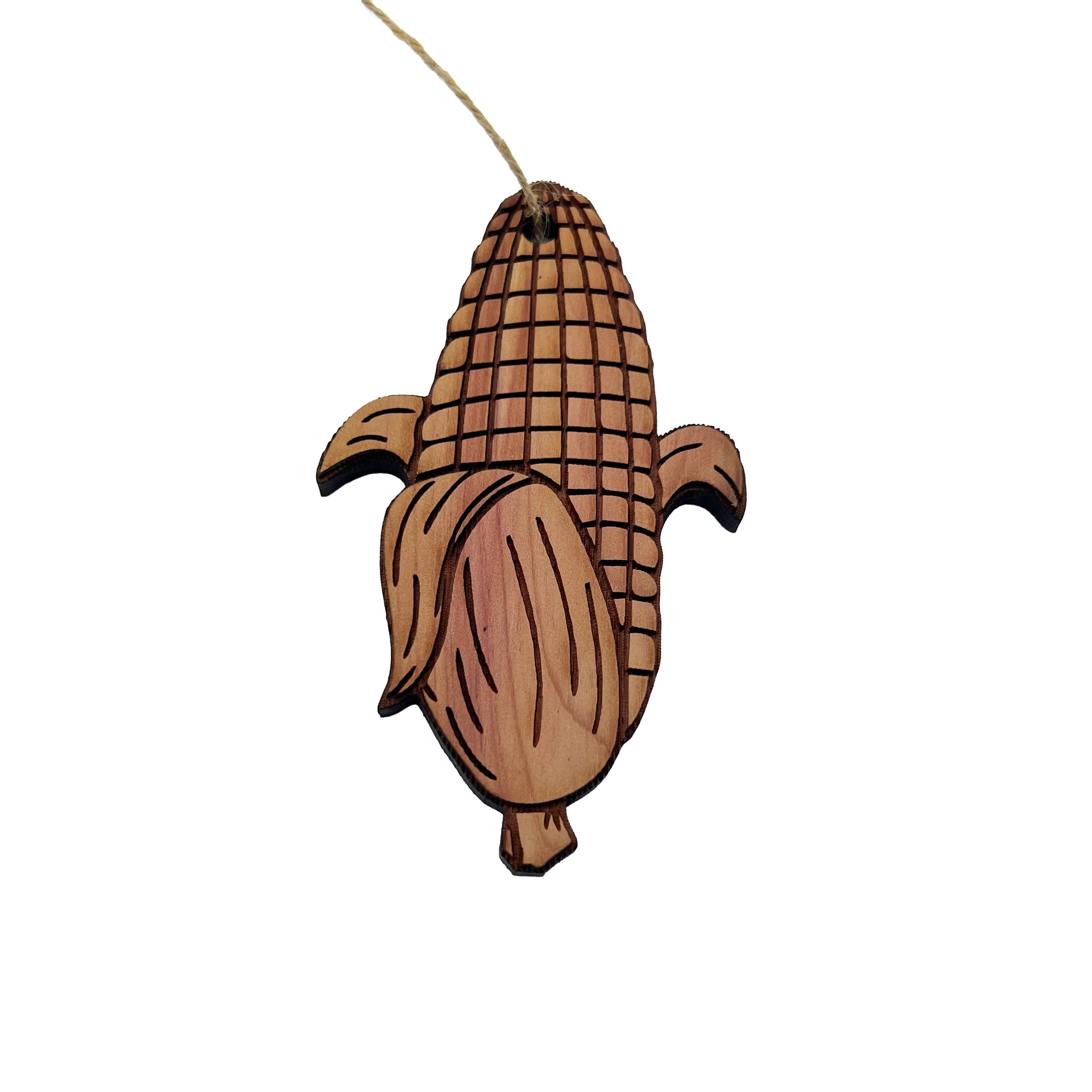 Corn on the cob - Cedar Ornament Corn on the cob - Cedar Ornament