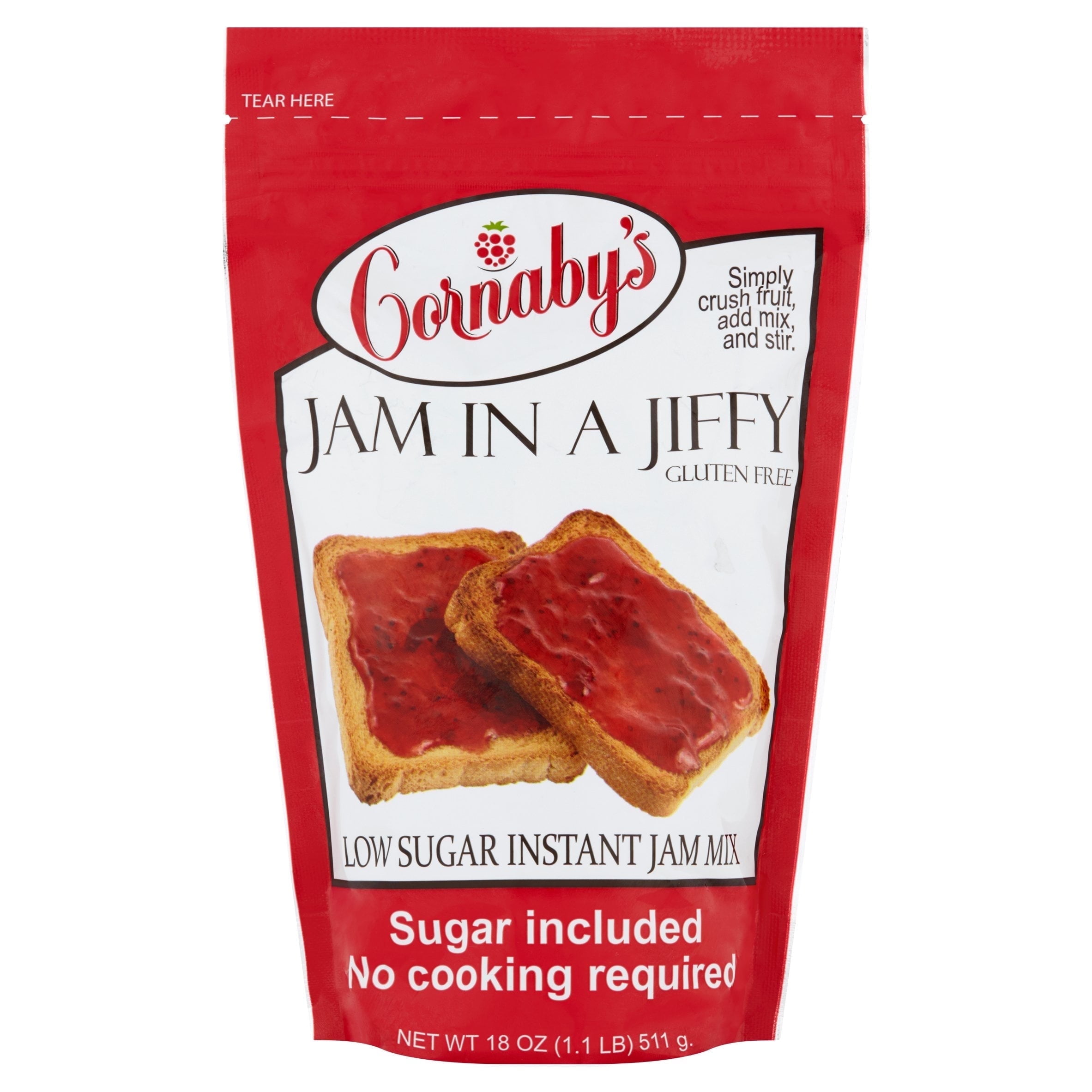 Cornaby's - Jam in a Jiffy® Instant Jam Mix (18 oz) | Low-Sugar