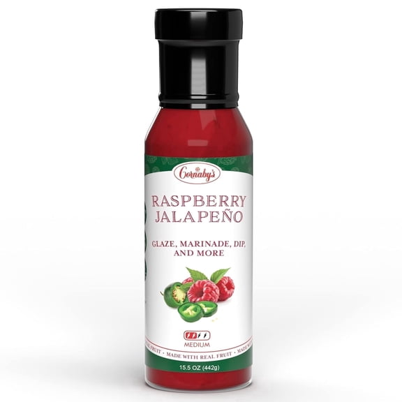 Cornabys Spicy Raspberry Jalapeno Hot Sauce, 15.5 OZ