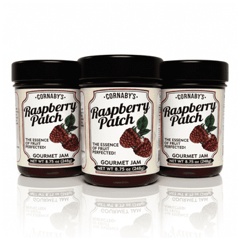 Cornaby’s - Raspberry Patch Gourmet Jam (3 Pack) | Gluten Free, Non-GMO | (8.75 oz/each)