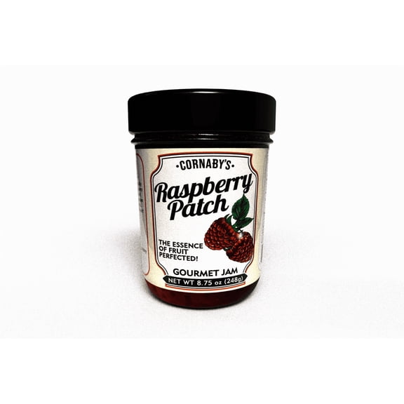 Cornabys - Raspberry Patch Gourmet Jam | Gluten-free, Non-GMO | (8.75 oz)