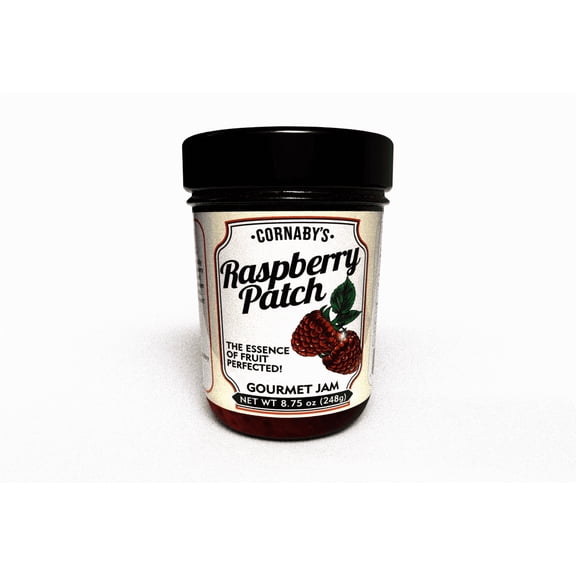 Cornabys - Raspberry Patch Gourmet Jam | Gluten-free, Non-GMO | (8.75 oz)