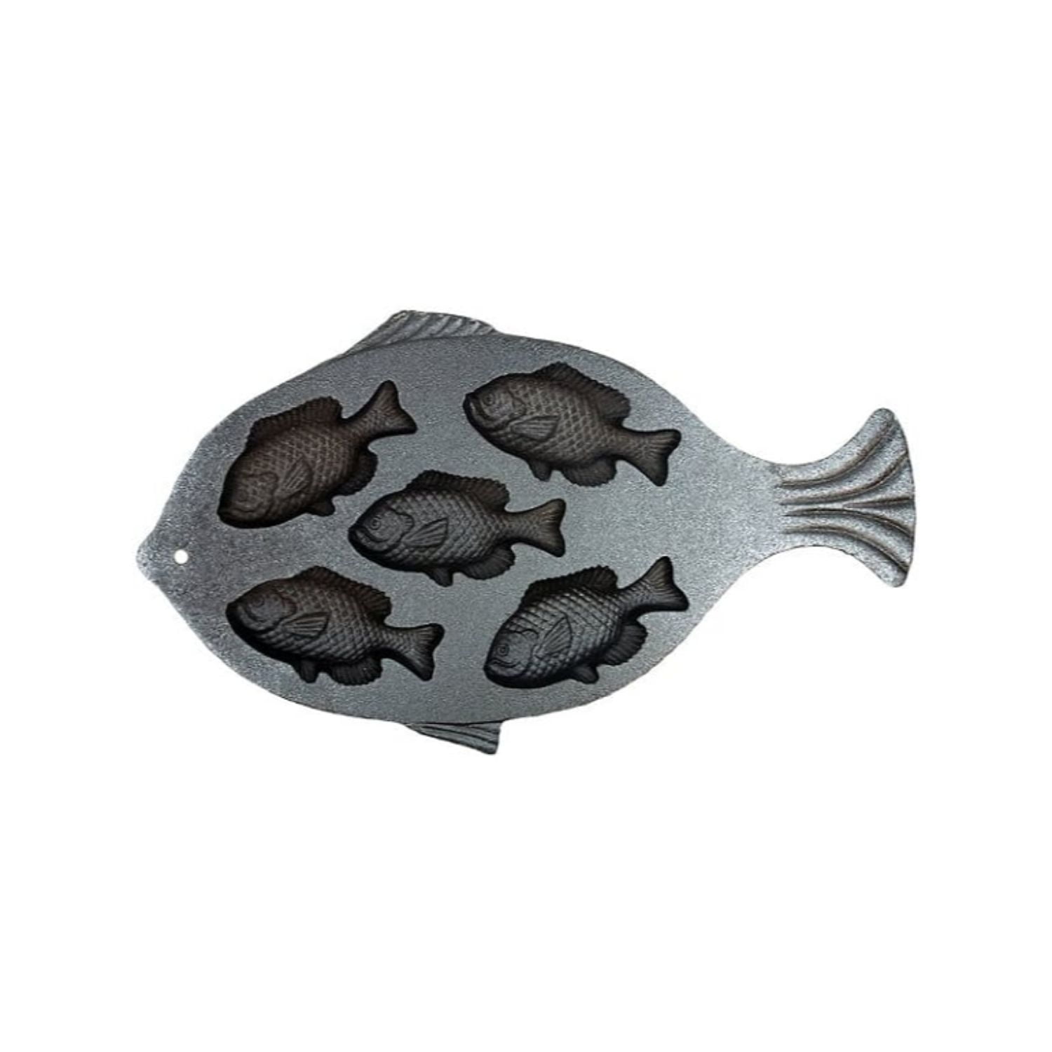 Wholesale Fish-shaped Cast Iron Cornbread Pan,Pre-seasoned fish