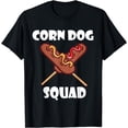 thumbnail image 1 of Corndog Lover Snack Squad Street Food State Fair Corn Dog T-Shirt, 1 of 4