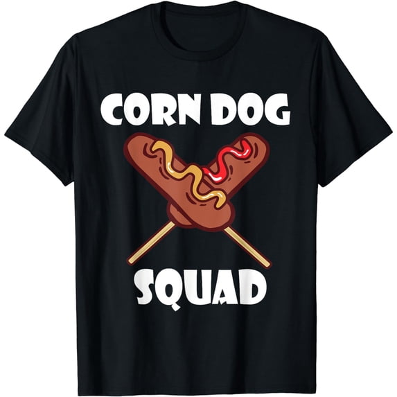 Corndog Lover Snack Squad Street Food State Fair Corn Dog T-Shirt