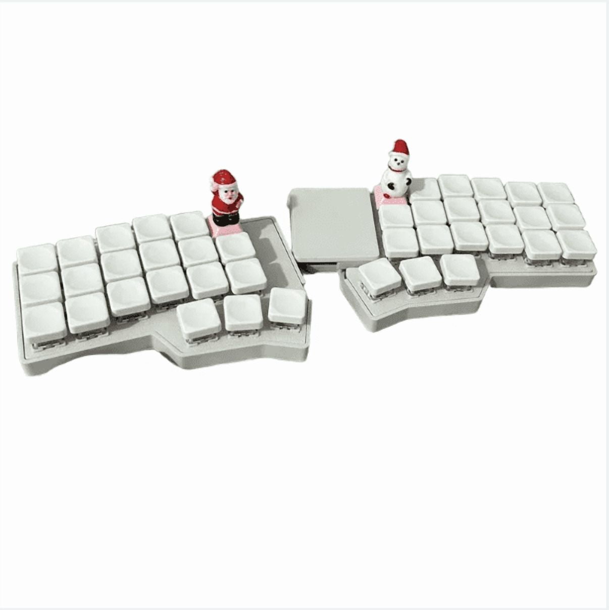 Corne V4.1 Procyon Split Keyboard Kit Square Touchpad Custom RGB VIA with Mouse Knob Hot Swappable Mechanical Keyboard Kit, Wired Single Mode MX Switch, FDM Printed Shell Split Keyboard