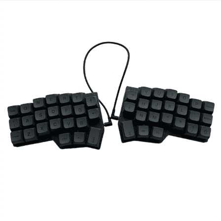 Corne V4.1 Split Ergonomic Keyboard, 40% 3x6 Ortholinear Layout, Hot-Swappable Mechanical Keyboard with Per-Key RGB, Vial and VIA Programmable, Comes with Pre-Lubed Linear Switches (Wired)