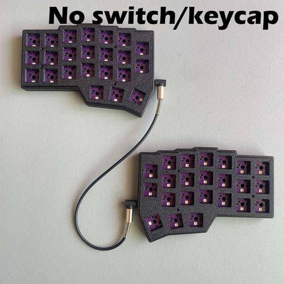 Corne V4.1 Split Ergonomics Hot-swappable MX Mechanical Keyboard Wired South RGB VIAL fully rogrammable