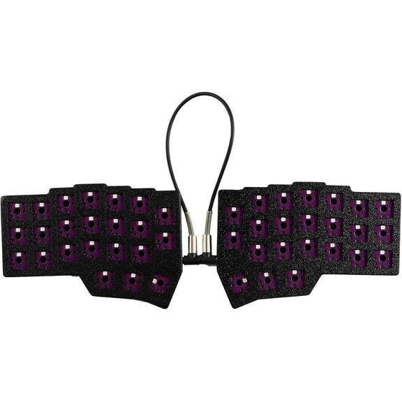 Corne V4.1 Split Keyboard 2.4Ghz Wireless Split Low Profile 46 Keys Keyboard Ergonomic Hotswappable 40% Layout 3D PLA Vial All Key Programmable Mini Independent Gaming Keyboard Kit