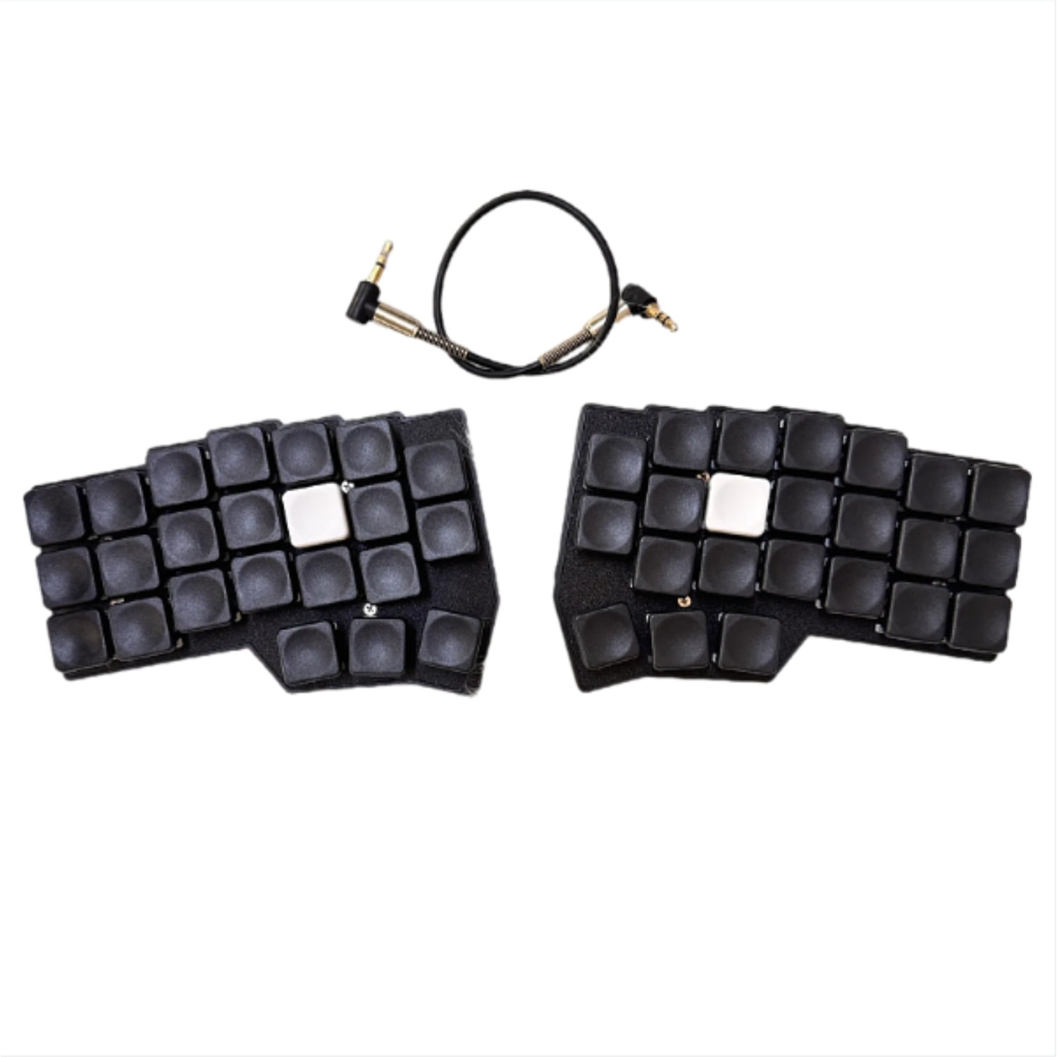 Corne V4 Split Ergonomic Mechanical Keyboard with Low-Profile Keycaps, Hot-Swappable PCB and QMK/VIA Programmable RGB