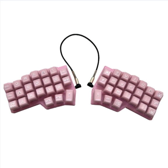 Corne V4 Split Keyboard with Keycaps and Switches Included, Hot-Swappable Ergo Design, RGB Backlight