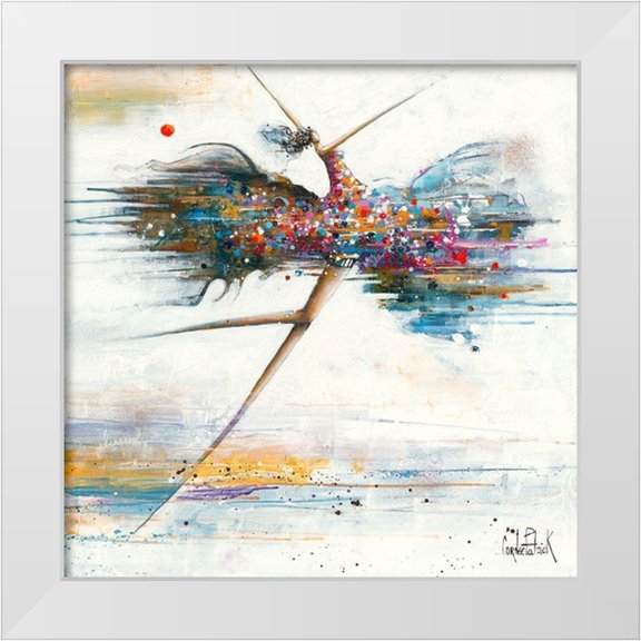 Cornee, Patrick 12x12 White Modern Wood Framed Museum Art Print Titled - Lady of Liberty