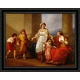 thumbnail image 1 of Cornelia Africana 34x28 Large Black Ornate Wood Framed Canvas Art by Angelica Kauffman, 1 of 2