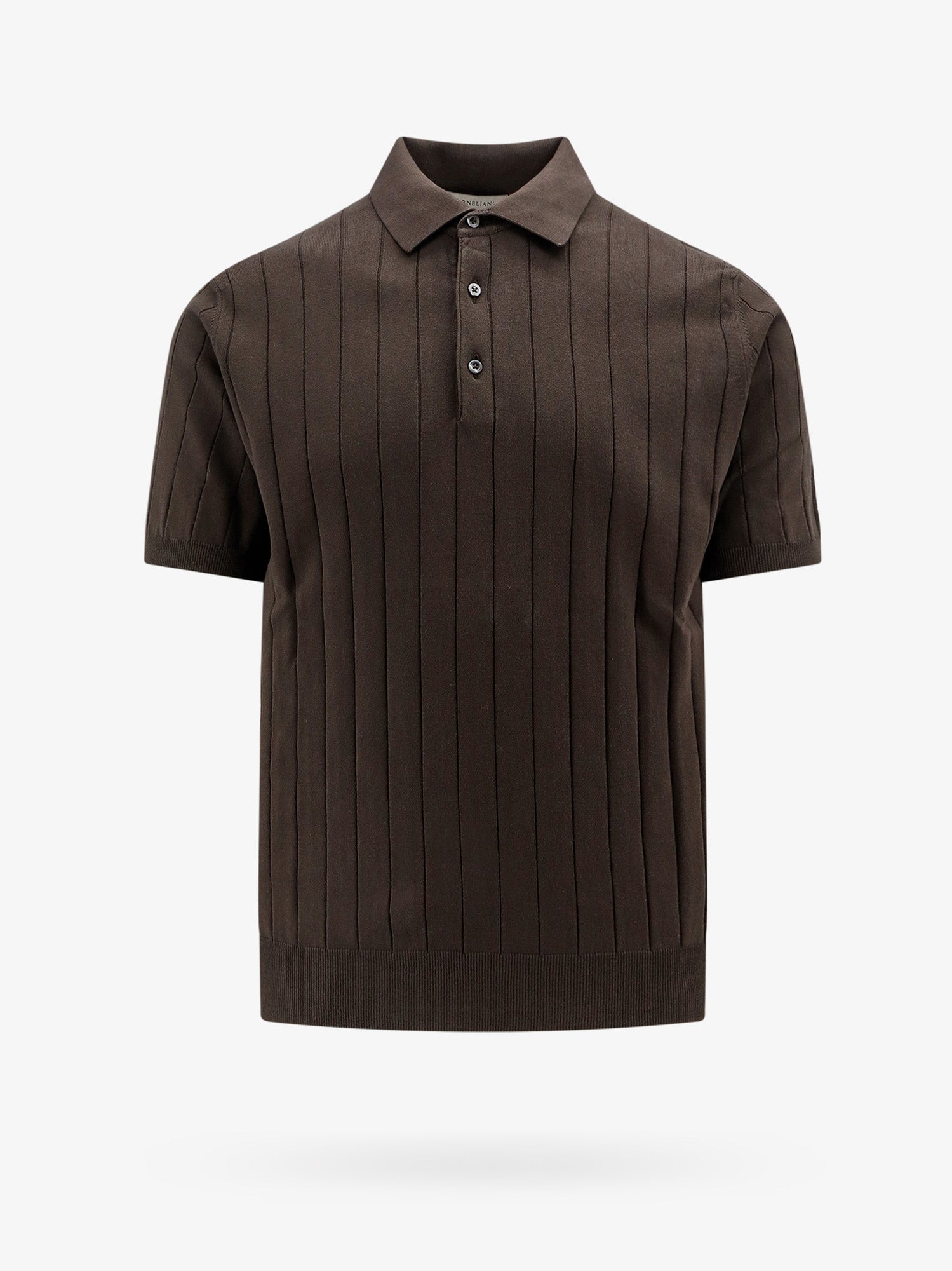 Corneliani Man Polo Shirt Man Brown Polo Shirts - Walmart.com