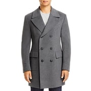 Corneliani Wool Double Breasted Overcoat Topcoat Size US 42 IT 52R Rtl $1495