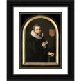 thumbnail image 1 of Cornelis Engelsz. 15x18 Black Ornate Wood Framed Double Matted Museum Art Print Titled - Portrait of Johan Gerritsz Van Schoterbosch (C. 1564-1654) (1620), 1 of 5