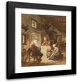 thumbnail image 1 of Cornelis Ploos van Amstel 15x17 Black Modern Framed Museum Art Print Titled - The Newspaper Reader (1766), 1 of 5