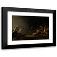thumbnail image 1 of Cornelis Saftleven 14x11 Black Modern Framed Museum Art Print Titled - A Witches’ Sabbath (C. 1650), 1 of 5