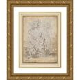 thumbnail image 1 of Cornelis Schut 15x18 Gold Ornate Wood Frame and Double Matted Museum Art Print Titled - Madonna with St. John the Baptist And&nbsp;Angel, 1 of 4