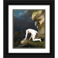 thumbnail image 1 of Cornelis Van Poelenburch 20x23 Black Ornate Framed Double Matted Museum Art Print Titled: The Goddess Calypso Rescues Ulysses (1630), 1 of 5