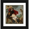 thumbnail image 1 of Cornelis de Vos 12x13 Black Ornate Wood Framed Double Matted Museum Art Print Titled: The Sacrifice of Isaac, 1 of 5